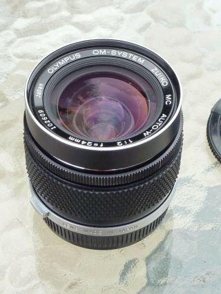 Vintage Olympus OM - System Zuiko MC Auto - W 24mm f: 2.  0 wide - angle lens 5