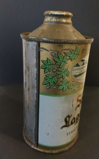Salute Lager Beer Cone Top Beer Can - Rare 3