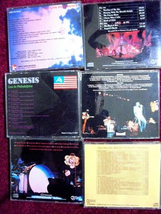 VINTAGE - GENESIS - 6 CD ALBUM ' S - PRISTINE/EXCELLENT - ESTATE CLOSEOUT LOOK 2