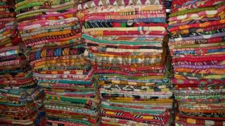 Indian Kantha Vintage Blanket Throw Quilt Hippy Bohemian Bedspread