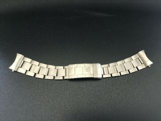 Vintage Rolex 20 mm S/S Oyster Folded Band Bracelet 9315 End 380 Patented 12