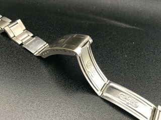 Vintage Rolex 20 mm S/S Oyster Folded Band Bracelet 9315 End 380 Patented 9