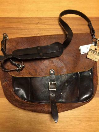 Rrl Ralph Lauren All Leather Mail Shoulder Bag From Italy Rare