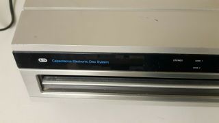 good Vintage RCA SelectaVision CED VideoDisc Player Model SGT 250 2