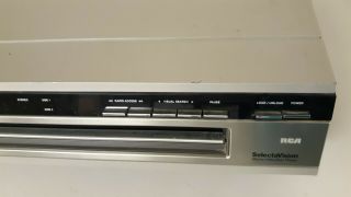 good Vintage RCA SelectaVision CED VideoDisc Player Model SGT 250 3