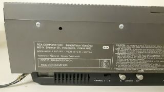 good Vintage RCA SelectaVision CED VideoDisc Player Model SGT 250 5