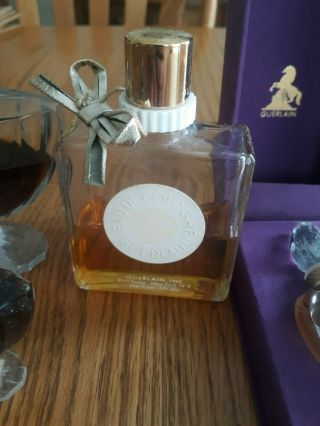 4 Vintage Guerlain Perfume Bottles w/ Perfume 4