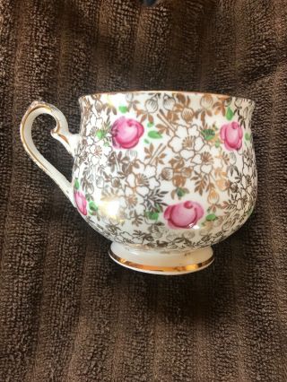 Made In England.  Vintage Tea Cup And Saucer.  Phoenix Bone China.  T.  F & S.  Ltd