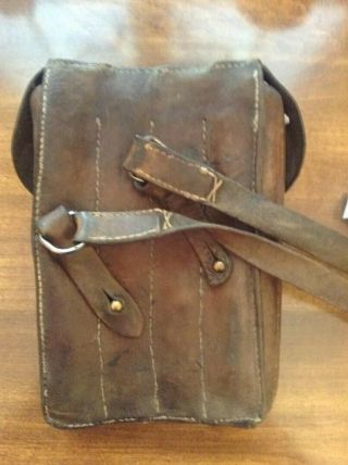 GERMAN WW2 LEATHER MP 38/40 AMMO POUCH 2