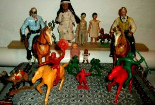 Hartland Lone Ranger,  & Other Great Assorted Vintage Toys Of The 50 