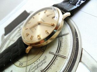 Very Vintage 1960 ' s Men ' s Longines Grand Prize Automatic Swiss Watch Runs 3