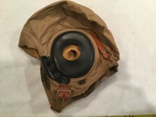 Vintage U.  S.  Army Air Force Pilots Skull Cap Helmet SPEC.  AN - H - 15 2