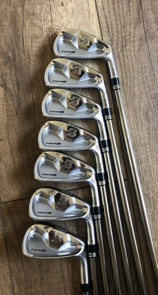 Rare Bridgestone Tour B X - Cb Irons 4 - Pw Ust Recoil Prototype 125 F5 X Flex