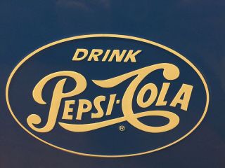 Vintage Style Retro Blue Metal Pepsi Cola Cooler with Bottle Opener Made In USA 4