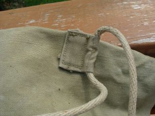 RARE VINTAGE WW2 U.  S BAG,  CARRYING CANVAS OUTFIT COOKING 20 - MAN DUFFLE BAG 4