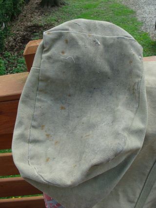 RARE VINTAGE WW2 U.  S BAG,  CARRYING CANVAS OUTFIT COOKING 20 - MAN DUFFLE BAG 6