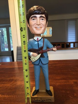 Huge Vintage 15” Beatles Promo nodder John Lennon bobblehead Promotional 2