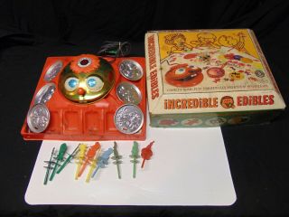 Vintage Mattel Incredible Edibles Kids Cook Set W/ Heat Pan 4550 Usa