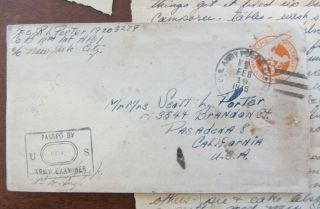 WWII letters D - Day 1st Division Germany 