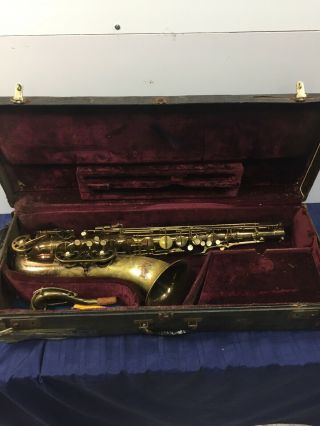 Vintage Buffet Paris Sa 18 - 20 Tenor Sax Saxophone Paris