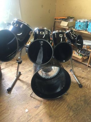 North Drum Set 70’s Vintage 6 Piece With Rack 6/8/10/12/14/22