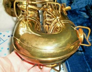 VINTAGE 1949 CONN 10M NAKED LADY TENOR SAX SAXOPHONE WITH CASE 10