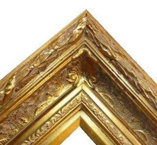 5.  5 " Wide Gold Antique Family Oil Painting Wood Picture Frame 668g Frames4art