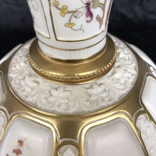 IMPRESSIVE ANTIQUE ROYAL WORCESTER VASE ENGLAND 1331 5