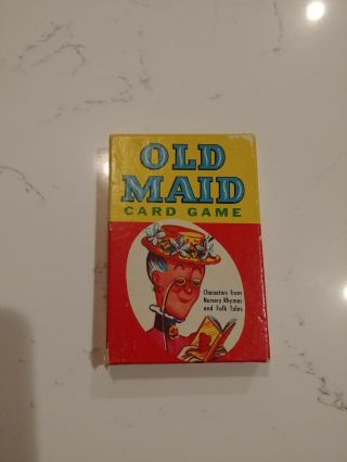 Vintage Childrens Card Game Old Maid