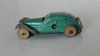 Vintage German ? (foreign) Tinplate Clockwork Car Paint/tyres