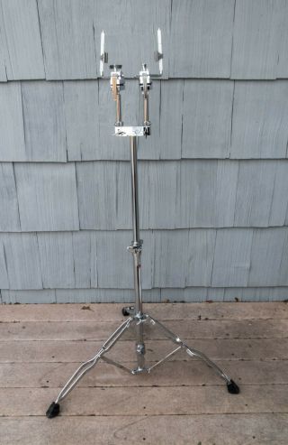 Vintage TAMA Stilt Double Tom Holder Stand Granstar Artstar 2