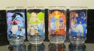 Vintage Star Wars Burger King Glasses Complete Set 12 (Global) 3