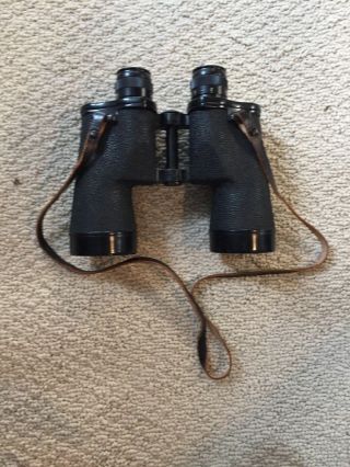 Ww2 Us Navy 7x50 Bausch & Lomb Binoculars With Strap