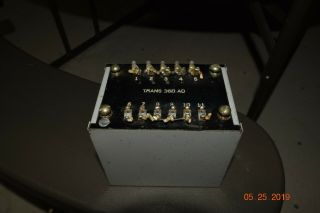 Vintage 1962 Western Electric 360ad Power Transformer Tube Amp Stereo