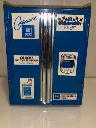 Vintage 1995 Funrise Gm Goodwrench Mechanics Tool Cabinet Blue