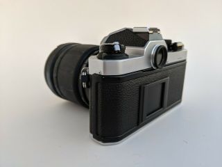 Nikon FM2N 35mm SLR Film Vintage Camera Body Chrome,  50MM lens,  Tamron 28 - 200 4