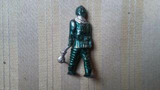 Vintage 1950s Johillco Lead Green Spaceman Space Figure - Rare & Hard To Find