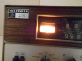 The Fisher 450 - T Stereo Receiver VINTAGE Solid State Amplifier 2