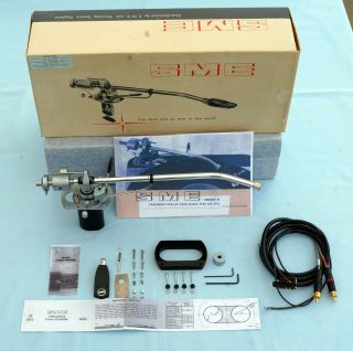 RARE VERSION SME 3012 S2 TONEARM BOXED,  CARDAS REWIRE,  SERVICED 10