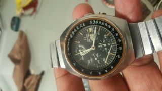 VINTAGE OMEGA SPEEDMASTER AUTOMATIC MARK 4.  5 CHRONOGRAPH WATCH.  REF 176.  0012 9