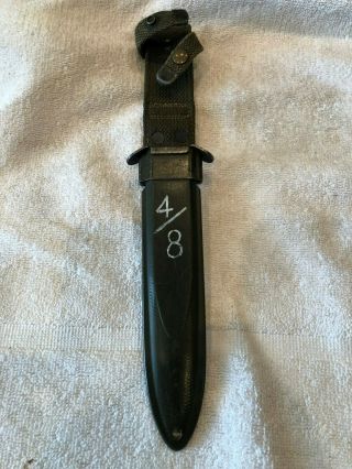 Ww2 Us Military Issue M8 Knife Scabbard Bm Co