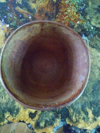 Vintage Gorgeous Large Wooden Bowl