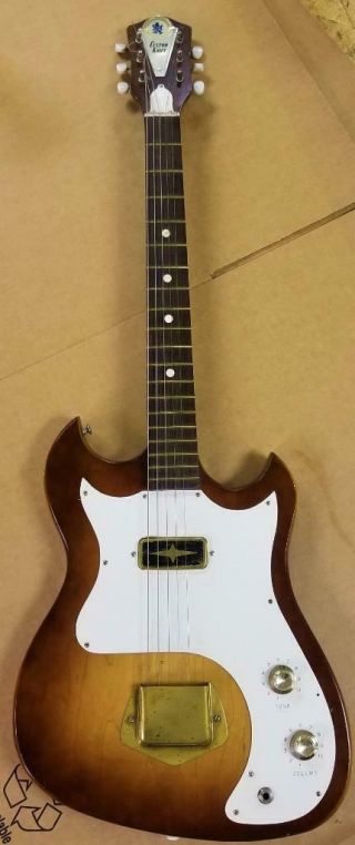 Rare Kay Custom Kraft Ambassador Vintage Sunburst Electric Guitar V