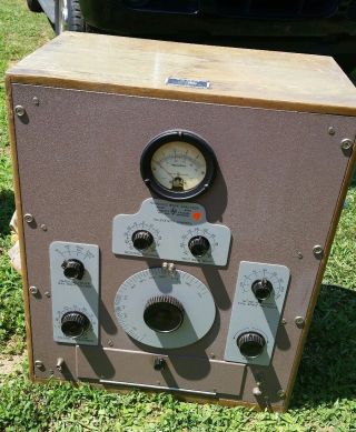 Rare Vintage Hewlett Packard 300a Harmonic Wave Analyzer Wwii