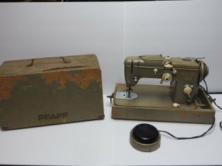 Vintage Pfaff 230 Industrial Sewing Machine Heavy Duty Leather Denim Upholstery