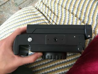 Konica Instant Press Polaroid Instant Film Camera - 110mm Hexanon f/4 - Rare 7