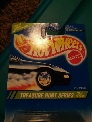 Hot Wheels - 1995 Treasure Hunt - ' 67 Camaro - 3/10 Rare Painted Engine 11