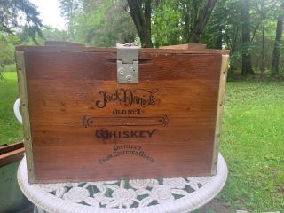 Early Vintage Advertising Jack Daniels Box