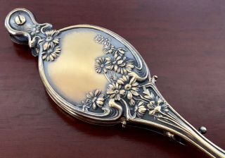 Krementz Daises Sterling Silver Chatelaine Lorgnette Pendant Victorian Nouveau