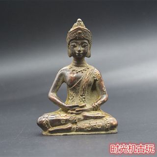 Chinese Tibet Buddha Bronze Statue Buddha Of Nepal Old Copper Statue
